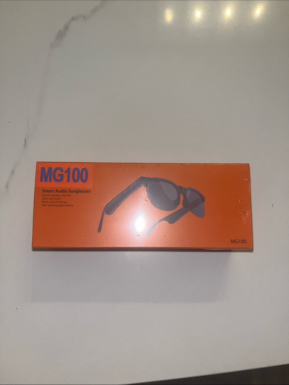 MG100 Smart Audio Sunglasses - Orange  Box